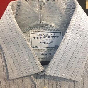 Charles Tyrwhitt Slim Fit Dress Shirt 15 1/2 35in